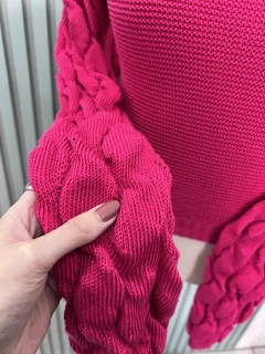 Tricot Pompom Pink na internet