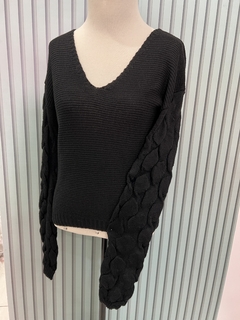 Tricot Pompom Preto