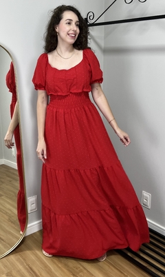 Vestido Estela Vermelho