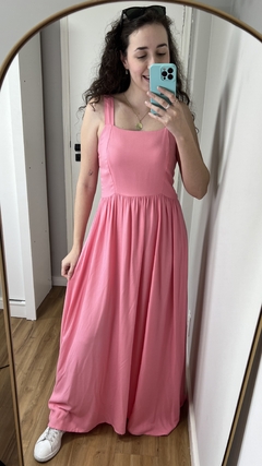 Vestido Safira Rosa na internet