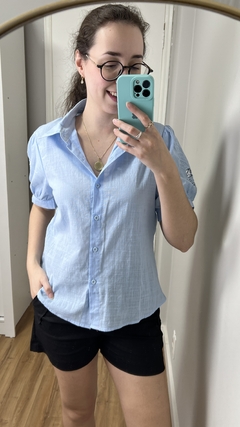 Camisa Celeste Azul