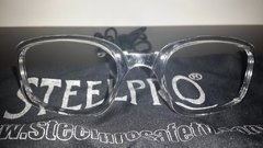 Anteojo OMEGA para montar lentes recetados (policarbonato de alta transp.+anti-rayas) marca Steelpro - 4 Cerebros