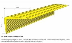 Angulo proteccion 45x70 mm (x metro) Protector de columnas y bordes a 90 grados