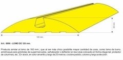 Lomo de 120x23 mm (x metro) Reductor de velocidad / Serrucho