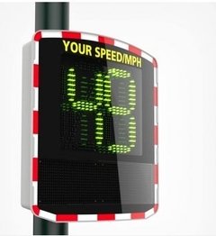 Radar de velocidad con display led (autonomo mediante fotoceldas solares y baterias recargables) en internet