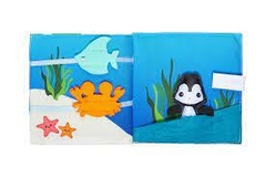 Libro sensorial "A nadar" kiwi - Chapó Loló juguetería didáctica  
