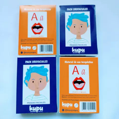 pack de cartas para fonoaudiologia faciales kupu - Chapó Loló juguetería didáctica  