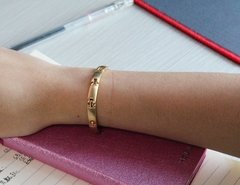 Pulseira Bracelete Feminino Imãs Neodímio Banho 18k - euroimportados