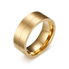 Par de Alianças Banhado a Ouro 18k Casamento Noivado em 8mm - loja online