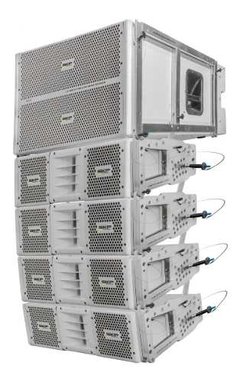 Bafles Sistema De Sonido Line Array Activo 1400 W Skp Sat Wh