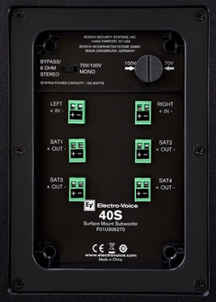 Electro Voice Evid S44 Bafles De Instalación + Subwoofer - circularsound