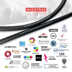 Cable Micrófono Canon 2 Metros Neutrik Xlr Macho A Hembra - circularsound