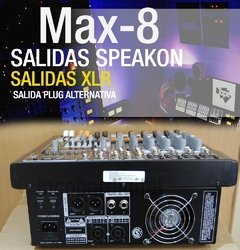 Mixer Consola De 6 Canales Moon Max 8 en internet