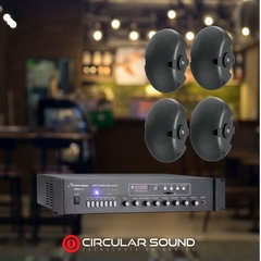 Sistema de música funcional 4 parlantes Electro-Voice + Amplificador Studiomaster - comprar online