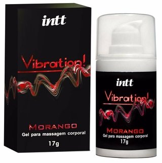 Vibration! Gel Eletrizante Estimulante Vibrante Comestível Morango TOP