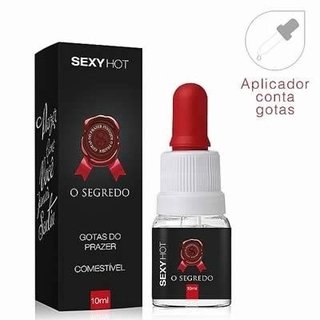 O SEGREDO - Gotas do Prazer Comestível - 10ml Esquenta