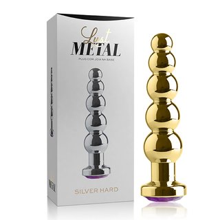 Plug Anal Lust Metal - Plug Golden Hard - LM013