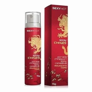 Spray Chinês -Comestível - Vibra, Esquenta e Esfria