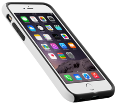 Capa Double Layer PRO Branco e Preto iPhone 6 6S - 1WEBK