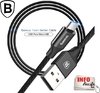 Cabo de Dado Micro USB V8 Nylon Preto Baseus - comprar online