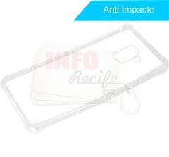Capa TPU Anti Impacto Transparente Samsung Galaxy A8 Plus na internet