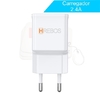 Carregador HRebos 2.4A Branco - HS81