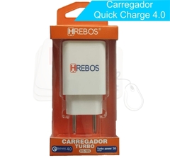 Carregador HRebos Quick Charge 4.0 6.0A - HS-165