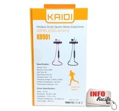 Fone de Ouvido Bluetooth Sports Kaidi Preto - KD901 - comprar online