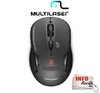 Mouse sem Fio Bluetooth Preto Multilaser 1600dpi - MO254 - comprar online