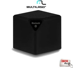 Caixa de Som Cubo Speaker 3W Preto Multilaser - SP305P na internet