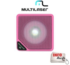 Caixa de Som Cubo Speaker 3W Rosa Multilaser - SP305R