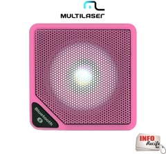 Caixa de Som Cubo Speaker 3W Rosa Multilaser - SP305R - comprar online