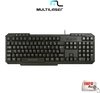 Teclado Slim Multimídia Usb Preto Multilaser- TC206 - comprar online