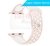 Pulseira de Borracha Rosa com Branco Apple Watch 42mm / 44mm - comprar online
