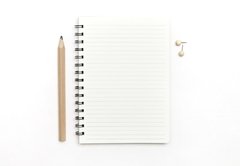 CUADERNO GRANDE VERTICAL RAYADO #06 - comprar online