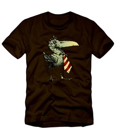 CAMISETA MARROM DARK BIRD