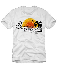 CAMISETA BRANCA SUMMER IS COOL