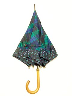 Paraguas infantil azul celeste con estampado de flores – Flowers Light Blue  Umbrella