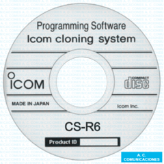 Software Programación Icom CS-R6