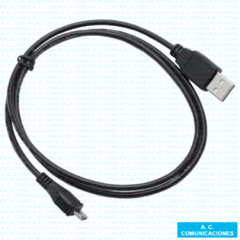 Cable Adaptador Macho USB A-Macho Micro USB 1,00 mt.