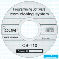 Software Programación Icom CS-T10