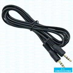 Cable Plug 3,50 mm. Stereo 1,80 mts.