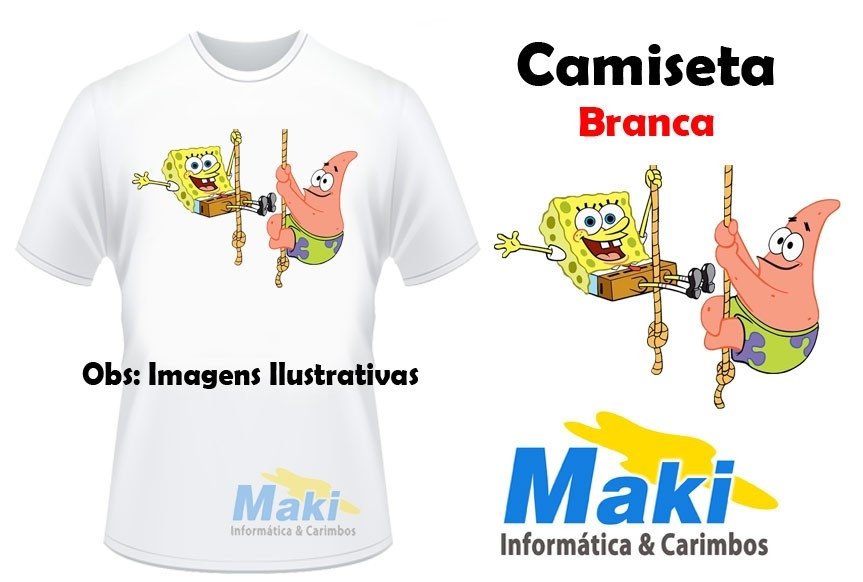 Camiseta bob esponja personalizada