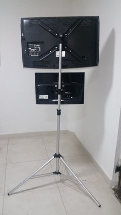 Pedestal Suporte de chão para 2 Monitores de TV e computador Led Lcd até 28''-36'' polegadas na internet