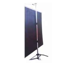 Tripé Pedestal Porta Banner Suporte Iluminação 4m - Estudius Tripés de Fotografia Cinema e Áudio