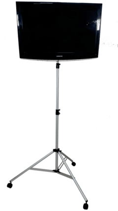 Pedestal de chão para TV LED LCD Tela Plana até 28''-36'' polegadas com rodízio