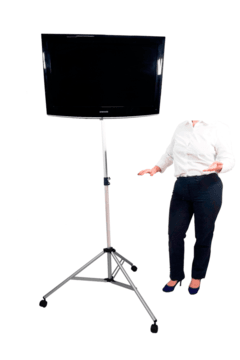 Pedestal de chão para TV LED LCD Tela Plana até 28''-36'' polegadas com rodízio na internet