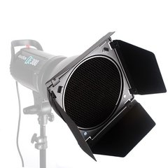 Rebatedor para flash F300 com 3 filtros de cores - Barndoor - loja online