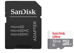 Cartão de Memória SanDisk Ultra MicroSDHC 32 GB Original