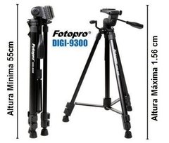 Tripé Digi-9300 Fotopro para qualquer Dslr Canon Nikon Sony - comprar online